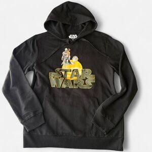 Star Wars black cotton hoodie